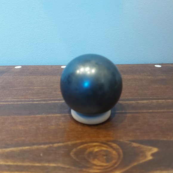 🔥 Sale 🔥 Volcanic Basalt Sphere w/ Stand - 0.76 - Final Price - Picture 3 of 6